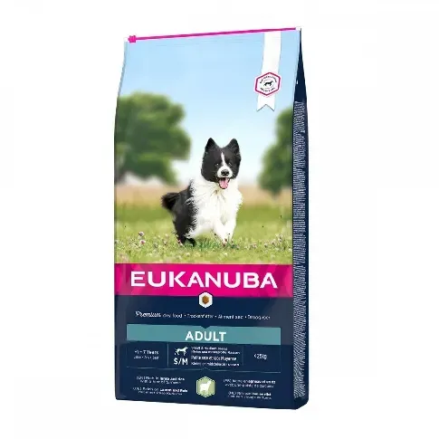 Bilde av best pris Eukanuba Dog Adult Small & Medium Breed Lamb & Rice (12 kg) Hund - Hundemat - Tørrfôr