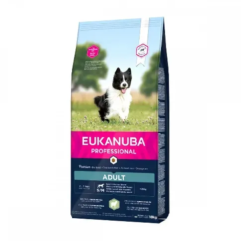Bilde av best pris Eukanuba Dog Adult Small & Medium Breed Lamb & Rice (18 kg) Hund - Hundemat - Tørrfôr
