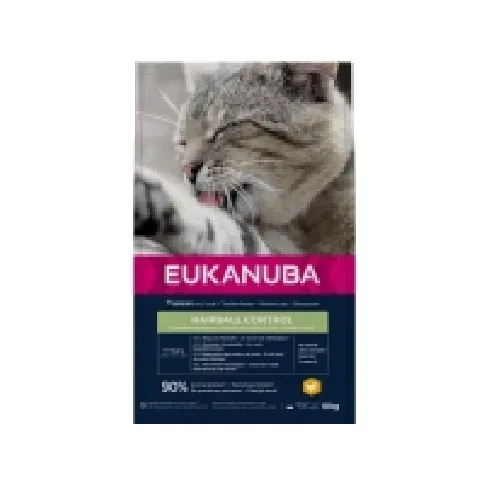 Bilde av best pris Eukanuba Euk Cat Adult Hairball Control 10 kg Kjæledyr - Katt - Kattefôr