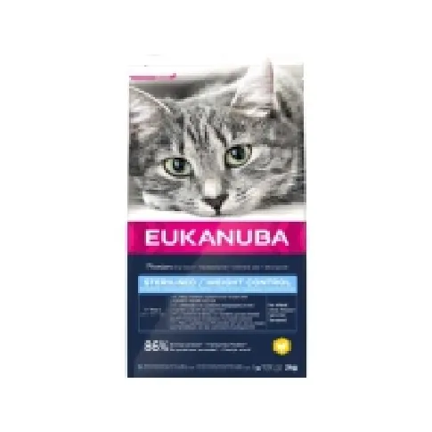 Bilde av best pris Eukanuba Euk Cat Adult Sterilised/Weight Control 2 kg Kjæledyr - Katt - Kattefôr
