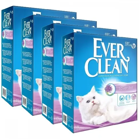Bilde av best pris Ever Clean Lavender 4 x 10L Katt - Kattesand