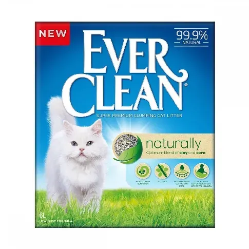 Bilde av best pris Ever Clean Naturally (6 l) Katt - Kattesand