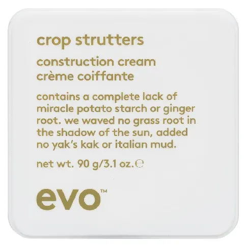 Bilde av best pris Evo Crop Strutters Construction Cream 90ml Hårpleie - Styling - Hårkremer