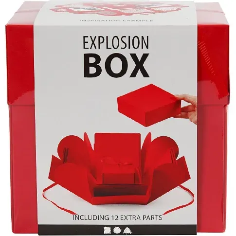Bilde av best pris Explosion box - Red (25381) - Leker