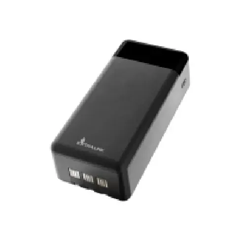Bilde av best pris Extralink EPB-124 - Strømbank - 30000 mAh - 22.5 watt - 4.5 A - Fast Charge - 5 utgangskontakter (4 x USB, 24 pin USB-C) - svart Tele & GPS - Batteri & Ladere - Kraftbanker