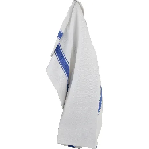Bilde av best pris Exxent Kjøkkenhåndkle med blå striper Bomull/Lin Kjøkkenhåndkle