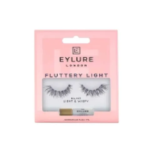 Bilde av best pris Eylure EYLURE eyelashes with FLUTTERY LIGHT No. 117 Light & Wispy glue Sminke - Øyne - Kunstige øyenvipper