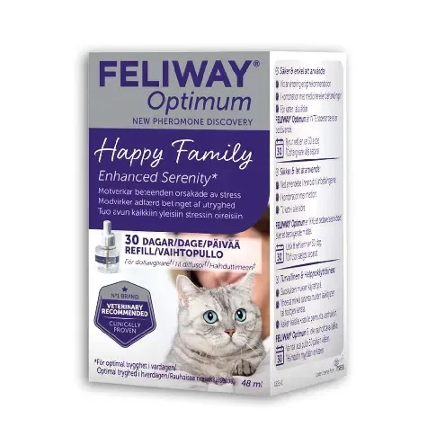 Bilde av best pris FELIWAY® OPTIMUM Refillflaske (3-pack) Katt - Kattehelse - Beroligende til katt