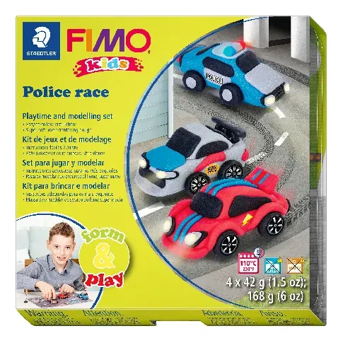Bilde av best pris FIMO - Kids Form&Play Set - Racing (8034 29 LZ) - Leker