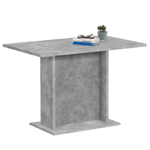Bilde av best pris FMD Spisebord 110 cm betonggrå - Møbler > Bord > Spisebord