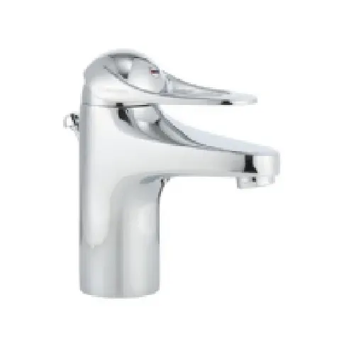 Bilde av best pris FMM 9000E II håndvaskarmatur - med løft-op ventil. koldstart og Soft Closing. Rørlegger artikler - Baderommet - Håndvaskarmaturer