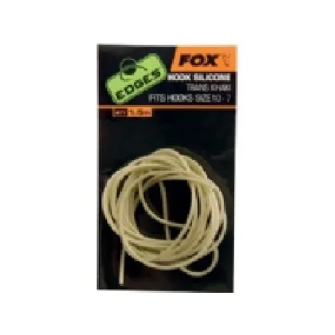 Bilde av best pris FOX Edges Hook Silicone solution. 6+ - Trans Khaki x 1.5m (CAC568) Utendørs - Fiskeutstyr - Karpefiske