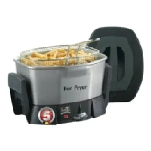 Bilde av best pris FRITEL Starter FF 1200 Fun Fryer - Dypsteker - 1.5 liter - 1.4 kW - svart/grå/sølv Kjøkkenapparater - Kjøkkenmaskiner - Frityrkokere