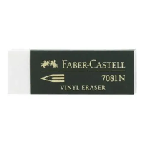 Bilde av best pris Faber-Castell 7081N - Viskelær - hvit - plastikk, vinyl Skriveredskaper - Bevis - Viskelær