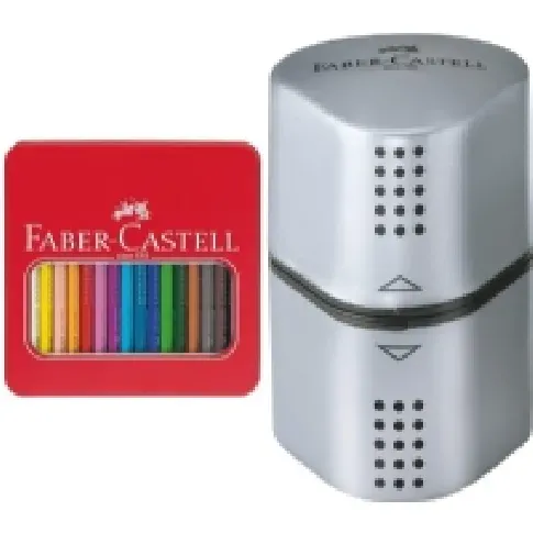 Bilde av best pris Faber-Castell Jumbo GRIP - Fargeblyant - assorterte levende farger - 3.8 mm (en pakke 16) Skriveredskaper - Blyanter & stifter - Blyanter