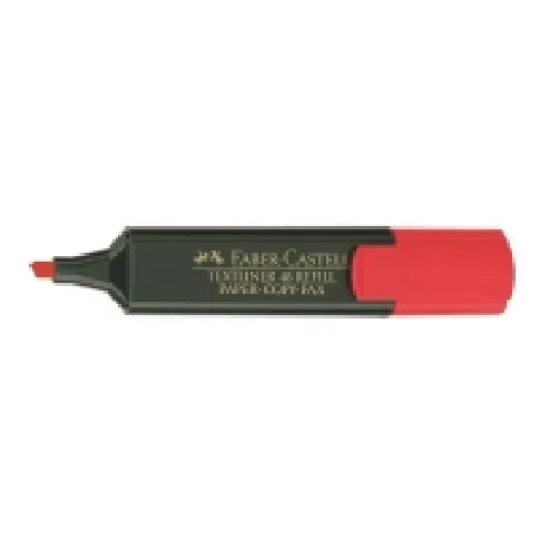 Bilde av best pris Faber-Castell TEXTLINER 48 REFILL - Markeringspenn - fluorescerende rød - vannbasert blekk - 1-2-5 mm Skriveredskaper - Overtrekksmarkør - Tykke overstreksmarkører
