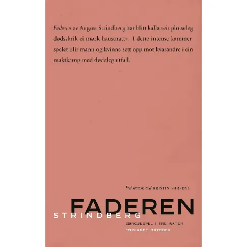Bilde av best pris Faderen - En bok av August Strindberg