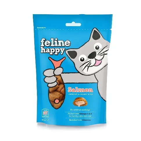 Bilde av best pris Feline Happy Laks kattegodteri 60 g Katt - Kattegodteri