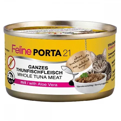 Bilde av best pris Feline Porta 21 Tunfisk & Aloe vera (400 g) Katt - Kattemat - Våtfôr
