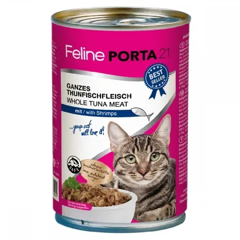 Bilde av best pris Feline Porta 21 Tunfisk og Reke (400 g) Katt - Kattemat - Våtfôr