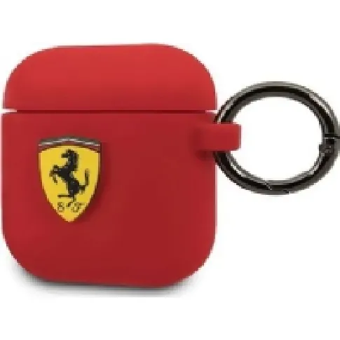 Bilde av best pris Ferrari Ferrari FESACCSILSHRE AirPods deksel rød/rød Silikon universal TV, Lyd & Bilde - Hodetelefoner & Mikrofoner