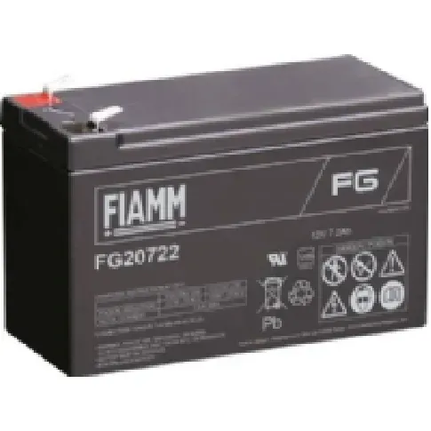 Bilde av best pris Fiamm bly akkumulator 12v/7,2Ah. Til alarm og backup med spadesko 6,35 mm/Faton 250, dimension: L151xB65xH94 mm Huset - Sikkring & Alarm - Varslingsutstyr