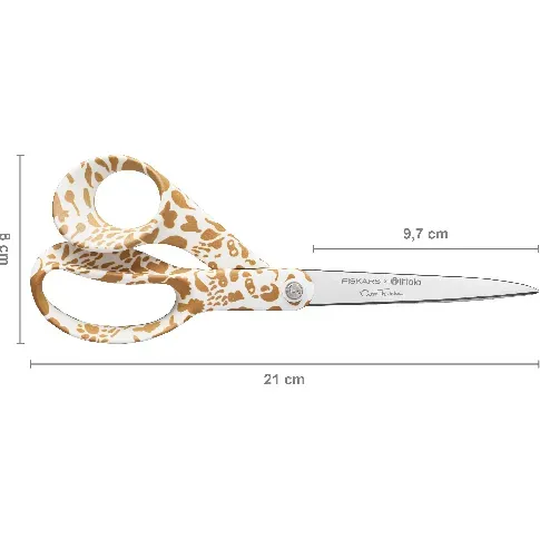 Bilde av best pris Fiskars Iittala universalsaks 21 cm, Cheeta brun Saks