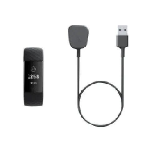 Bilde av best pris Fitbit - Ladekabel for smartarmbåndsur - USB hann - 50 cm - svart Helse - Pulsmåler - Tilbehør