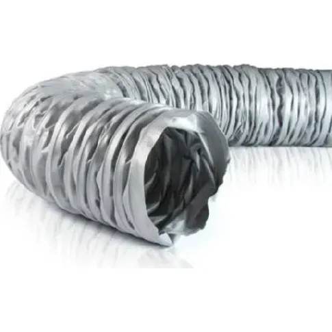 Bilde av best pris Flex slange grå PVC 6 meter - 125 mm Tekniske installasjoner > Varmeventilasjon