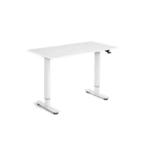 Bilde av best pris Flexidesk Hæve-sænkebord 120x60 cm hvid/hvid Kontorbord