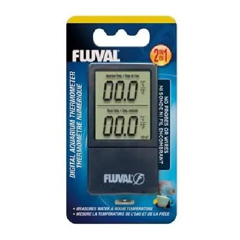 Bilde av best pris Fluval - 2-in-1 Digital Aquarium Thermometer - (H11193) - Kjæledyr og utstyr