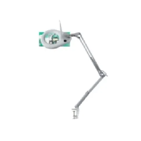 Bilde av best pris Forstørrelseslampe Unilux Zoom, med bordklemme, hvit Belysning - Innendørsbelysning - Bordlamper