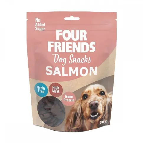 Bilde av best pris Four Friends Dog Snacks Salmon 200 g Hund - Hundegodteri - Godbiter til hund