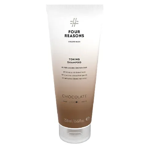 Bilde av best pris Four Reasons Color Mask Toning Shampoo Chocolate 250ml Hårpleie - Shampoo