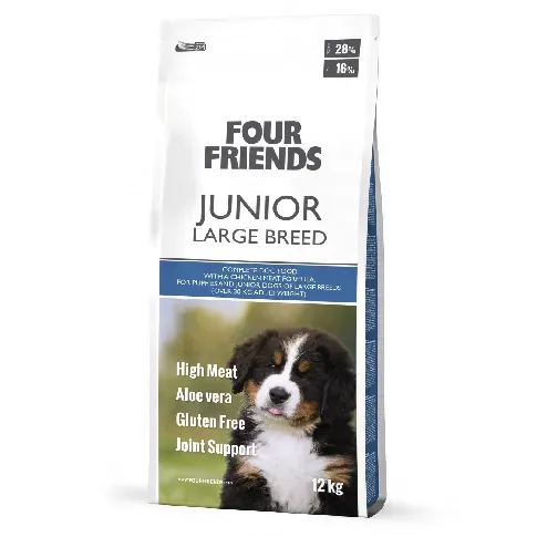 Bilde av best pris FourFriends Dog Junior Large Breed (12 kg) Valp - Valpefôr - Tørrfôr til valp