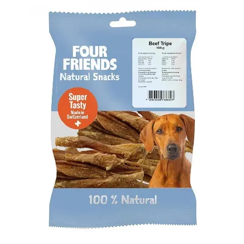 Bilde av best pris FourFriends Dog Natural Snacks Beef Tribe (100 g) Hund - Hundegodteri - Tørket hundegodteri