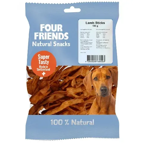 Bilde av best pris FourFriends Dog Natural Snacks Lamb Sticks (150 g) Hund - Hundegodteri - Tørket hundegodteri