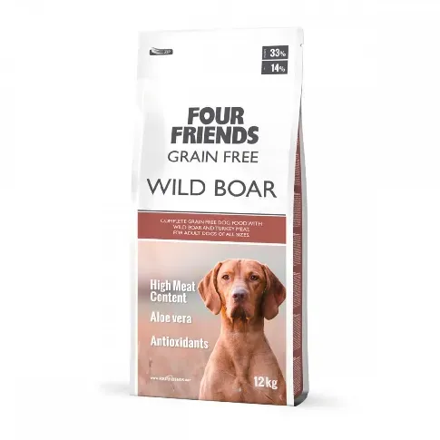 Bilde av best pris FourFriends Grain Free Wild Boar (12 kg) Hund - Hundemat - Voksenfôr til hund