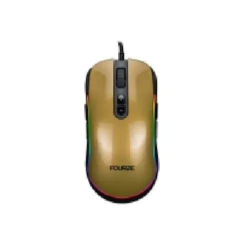 Bilde av best pris Fourze GM700 - Højre- og venstrehåndet - Guld Gaming - Gaming mus og tastatur - Gaming mus