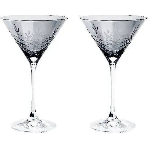 Bilde av best pris Frederik Bagger Crispy Cocktail Glass 2 stk, Dark Cocktailglass