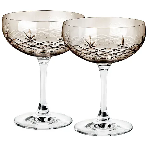 Bilde av best pris Frederik Bagger Crispy Gatsby Champagneglass 2 stk, Copal Champagneglass