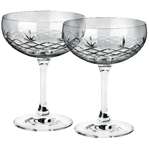Bilde av best pris Frederik Bagger Crispy Gatsby Champagneglass 2 stk, Dark Champagneglass