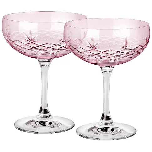 Bilde av best pris Frederik Bagger Crispy Gatsby Champagneglass 2 stk, Topaz Champagneglass