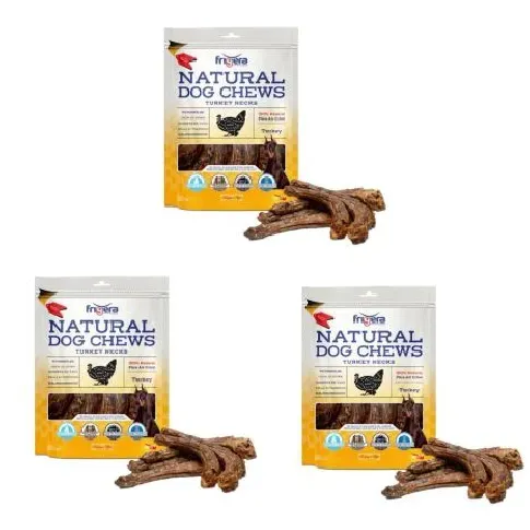 Bilde av best pris Frigera - 3 x Natural Dog Chews Turkey necks 250gr - Kjæledyr og utstyr