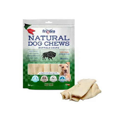Bilde av best pris Frigera - Natural Dog Chews Buffalo chips 250gr - (402285851808) - Kjæledyr og utstyr