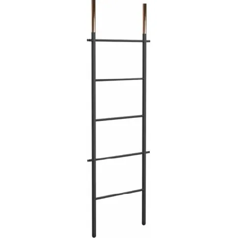 Bilde av best pris Frost Bukto Ladder håndklestativ 58x151,5 cm, sort/kobber Baderom > Innredningen