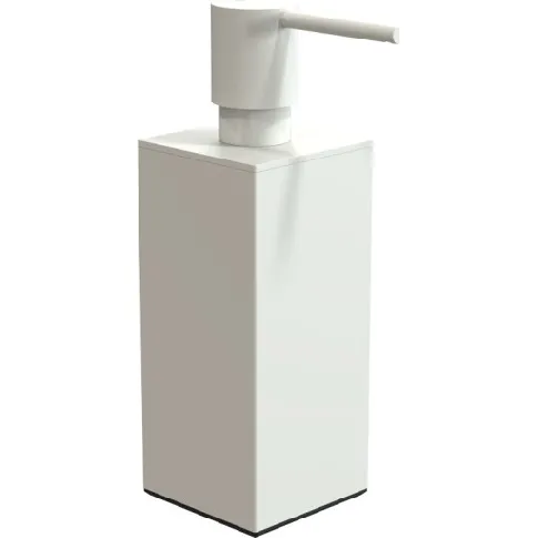 Bilde av best pris Frost Quadra såpedispenser 5, frittstående, matt hvit. 200 ml. Backuptype - VVS