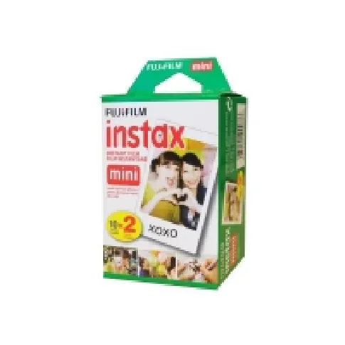 Bilde av best pris Fujifilm Instax Mini - Hurtigvirkende fargefilm - instax mini - ISO 800 - 10 eksponeringer - 2 kassetter Foto og video - Foto- og videotilbehør - Diverse