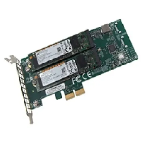 Bilde av best pris Fujitsu PDUAL CP100 - Uttagbar harddiskramme - Ekspansjonsspor til 2 x M.2 - M.2 Card - PCIe - for PRIMERGY RX2530 M6, RX2540 M6 PC tilbehør - Kontrollere - IO-kort