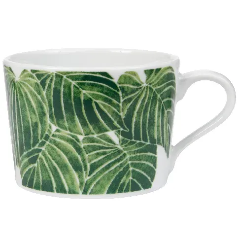 Bilde av best pris Götefors Porslin Funkia kopp, 24 cl, grønn Kopp